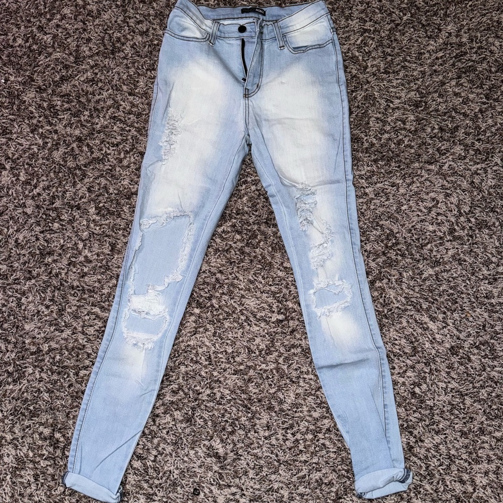 Fashion Nova Skinny Distressed Jeans